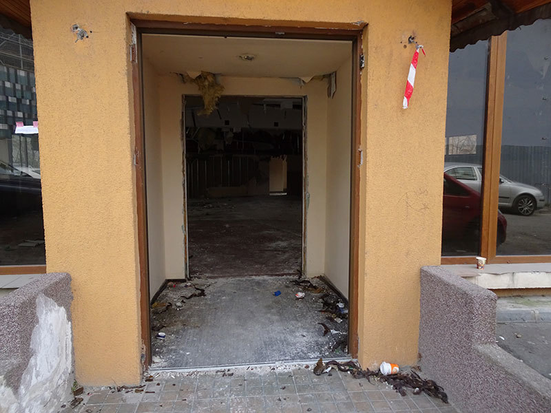 Clădirea în care funcţiona clubul BioBio se află, acum, în paragină