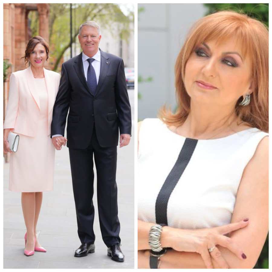 Eli Lăslean a creat rochia purtată de Carmen Iohannis la dineul de dinaintea încoronării Regelui Charles