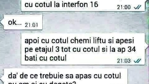 BANCUL ZILEI | "Când ajungi la mine la bloc, să apeși cu cotul la interfon 16"