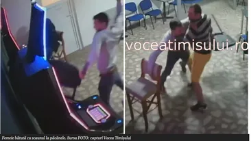 O femeie din Anina a fost lovită cu un scaun pentru că a venit să își ia soțul de la păcănele