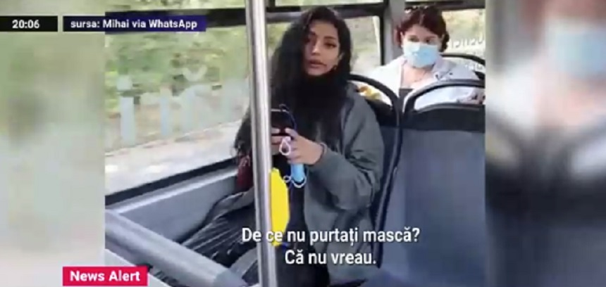 Replici halucinante! Cum reacționează călătorii din mijloacele de transport în comun, atunci când li se reproșează că nu poartă mască: „Ai tupeu în tine”