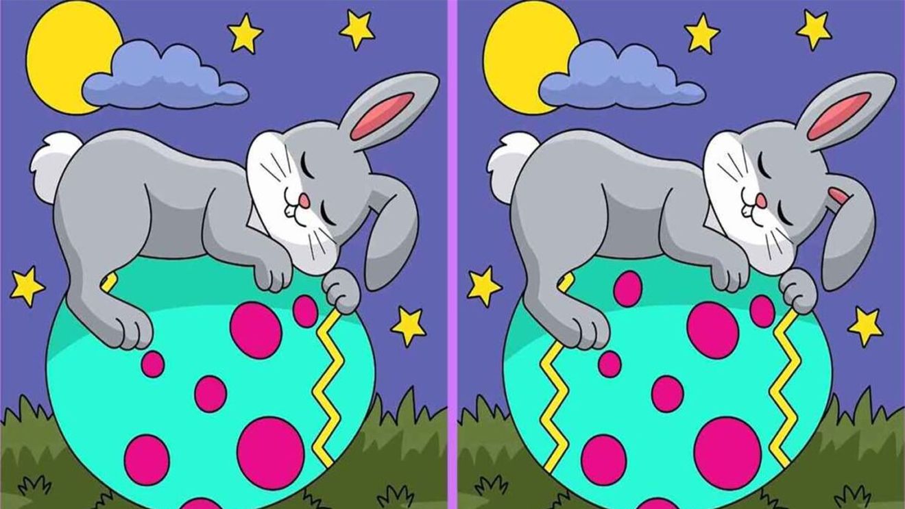 Test de inteligență | Câte diferențe sunt între aceste 2 poze de Paște? Doar un geniu le poate găsi pe toate, în 9 secunde