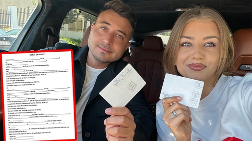 Ce scrie în cererea de divorț a Codruței Filip și a lui Valentin Sanfira, de fapt. Câți bani i-a costat despărțirea