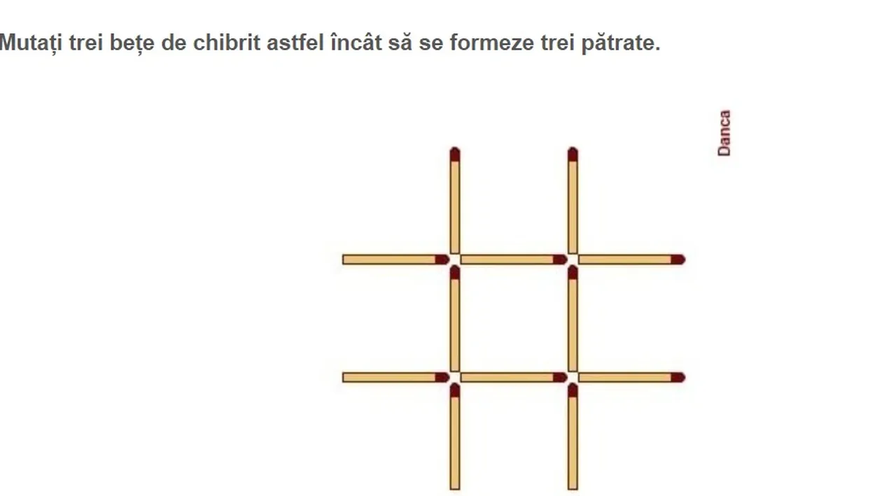 Crezi că eşti inteligent? Exercițiul cu beţe de chibrituri care înlocuiește testele IQ
