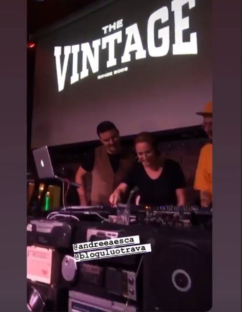 Andreea Esca s-a rupt în figuri pe melodii hip-hop & Rap românesc! Vedeta Pro TV s-a așezat la platane într-un club din București