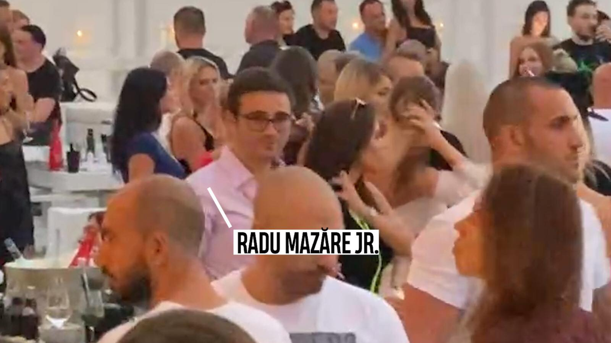 Fiul lui Radu Mazăre a revenit în lumea petrecerilor cu ștaif de pe litoral