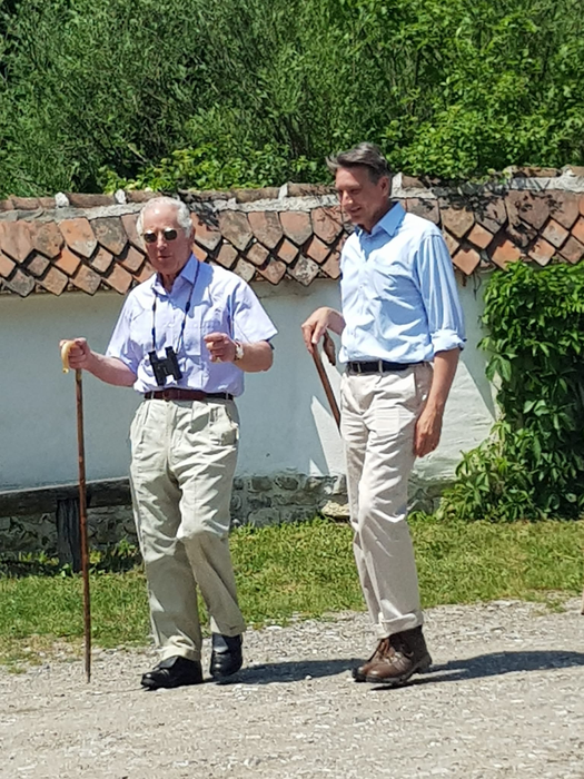 Regele Charles al III-lea a fost însoţit de contele Kalnoky Tibor (FOTO – Facebook/Monica.Petcu)