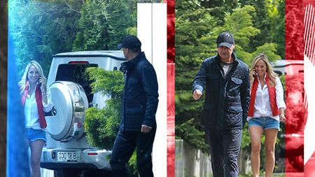 Cel mai bogat (ex-)bugetar din România și noua lui iubită păstrează distanța socială chiar și între ei, când...