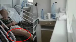 Imagini cutremurătoare din spital cu o bătrână bolnavă de COVID-19! VIDEO