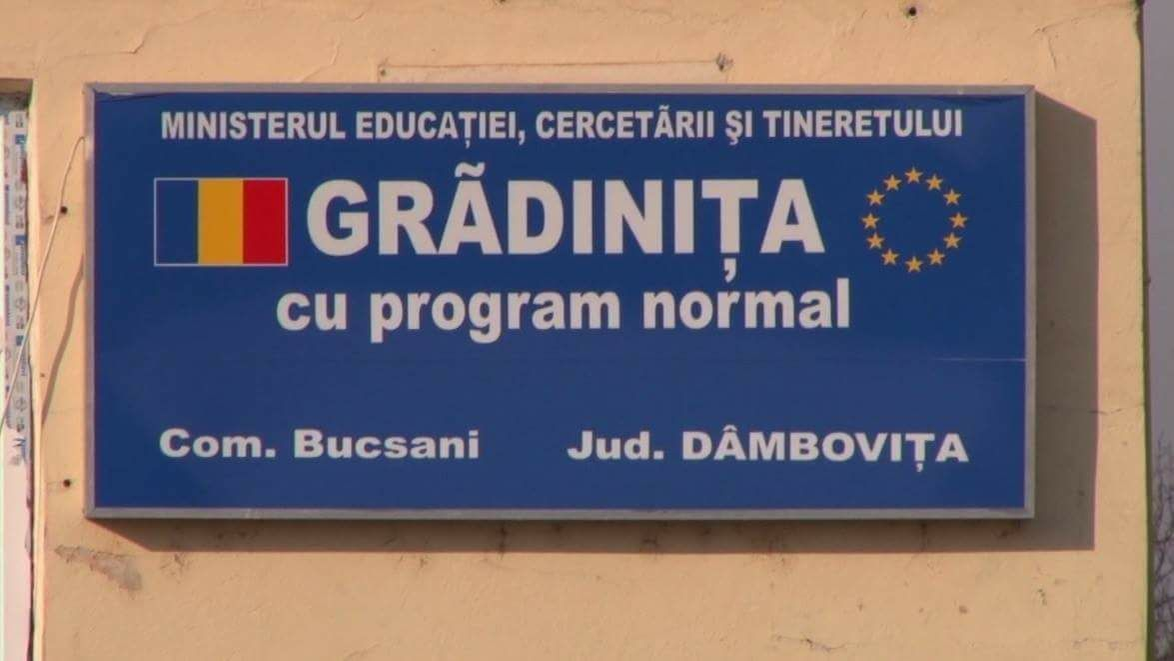 Alertă de gradul zero la grădiniţa din Bucşani