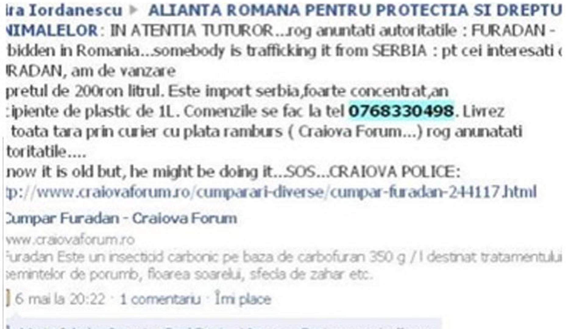 Cel care a vandut Furadanul cu care s-a sinucis Madalina Manole a fost reclamat din mai, dar nimeni nu a facut nimic