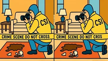 Test de logică | În maximum 31 de secunde, identificați toate cele 3 diferențe între aceste două imagini!