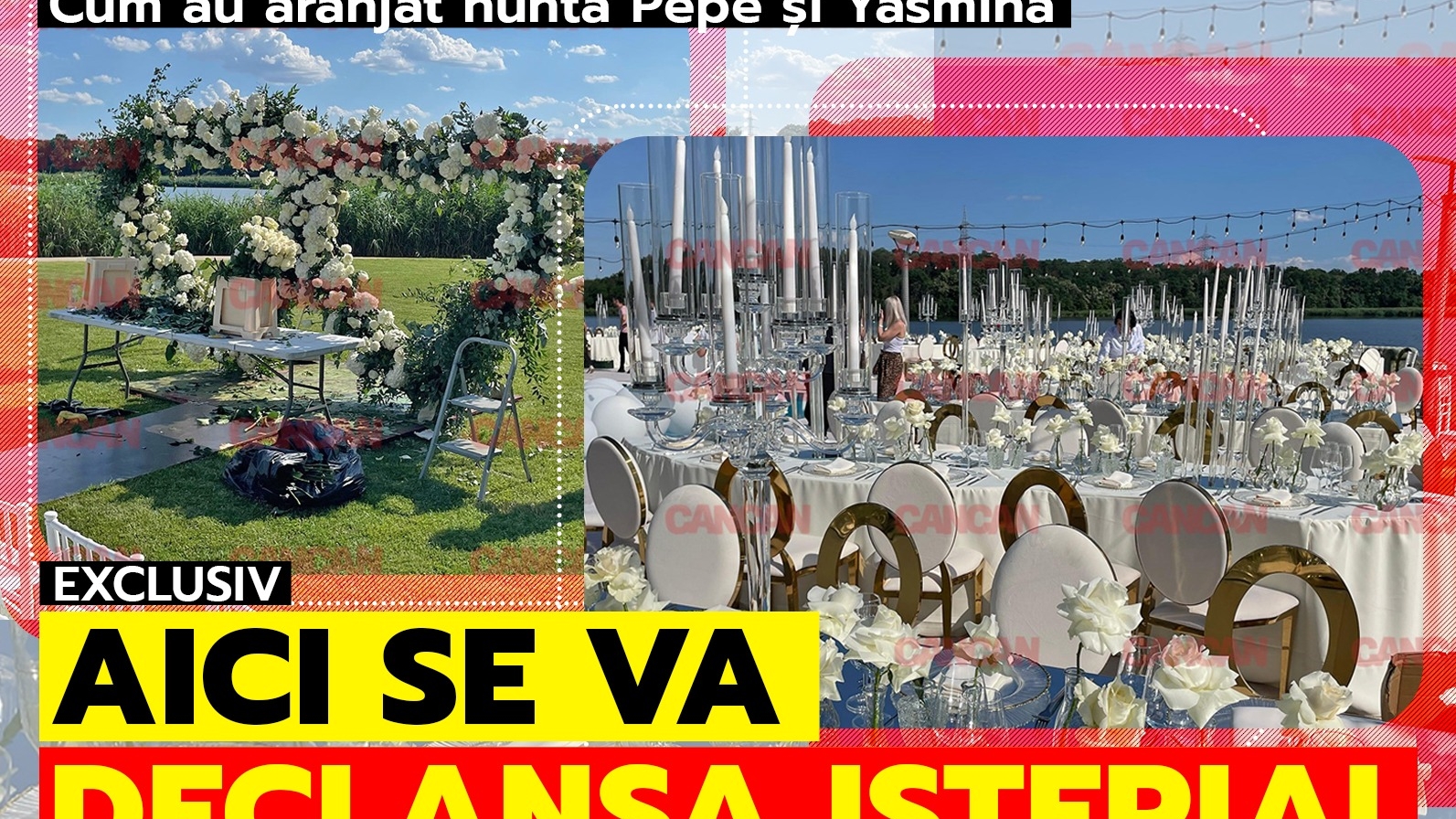 Exclusiv. Ce meniu le-au pregătit Pepe și Yasmine în decorul de vis pregătit pentru invitați