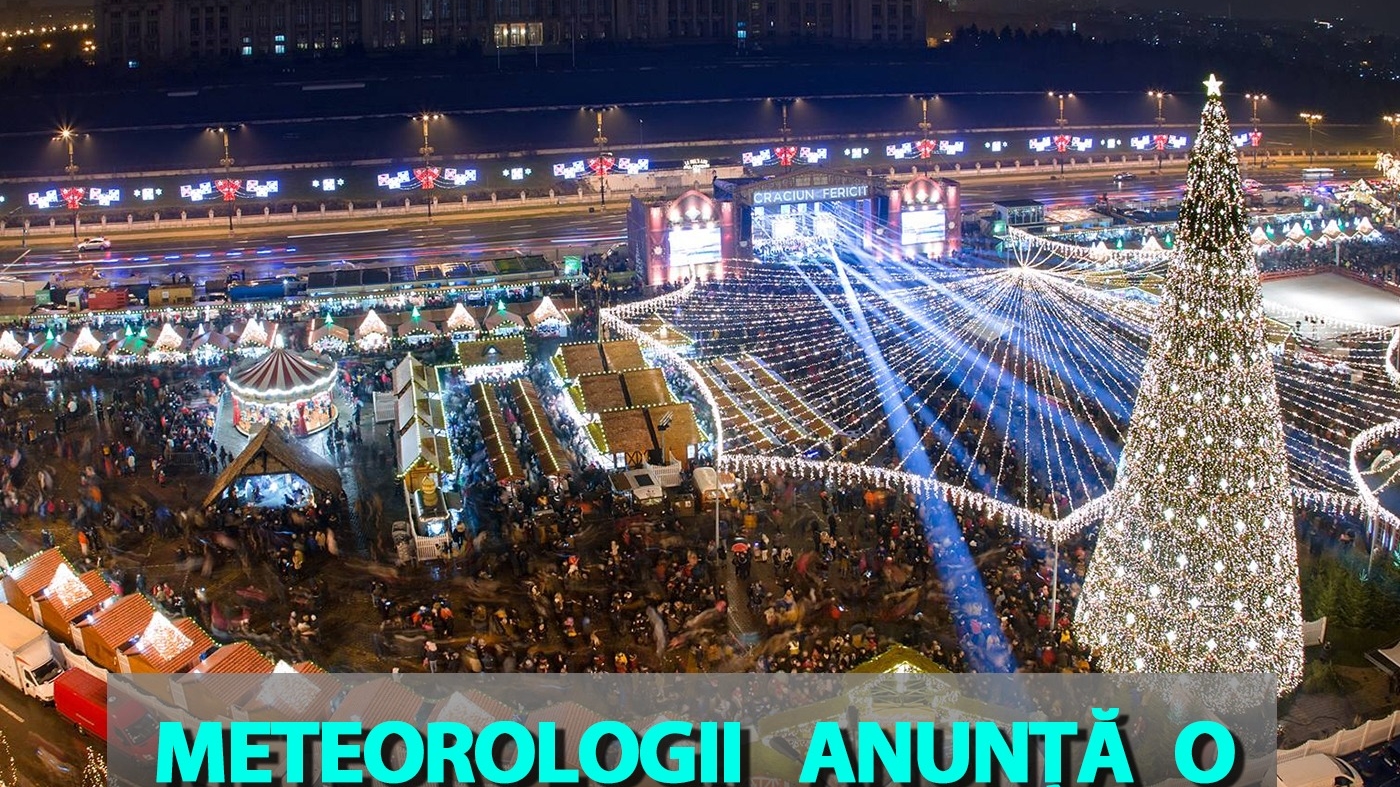 Meteorologii EaseWeather anunță o lună decembrie cum n-a mai fost, în București. Câte zile ninge