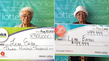 Niciodată nu e prea târziu! O bătrână de 91 de ani a câştigat de două ori la LOTO, în decursul a două luni