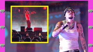 Show cu lanțul cu clopot de 300.000 € la brâu! Imagini fabuloase cu celebrul rapper american, Yeat, pe scenă la Beach, Please!