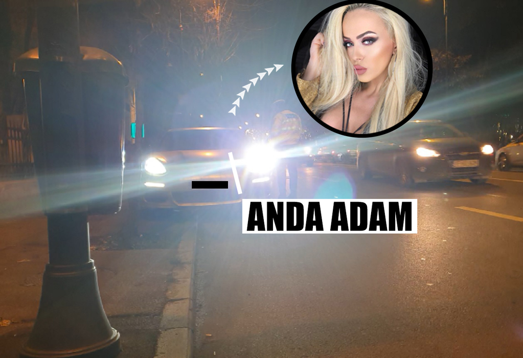 Anda Adam a fost oprită de un echipaj de la Rutieră