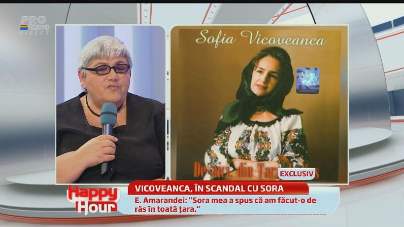 Sofia Vicoveanca, în război cu sora ei, Elena: "Mă doare că mă recunoaşte, îi este ruşine cu mine"