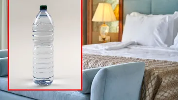De ce este bine să laşi o sticlă de apă sub pat, atunci când te cazezi într-o cameră de hotel? Motivul bizar, dezvăluit de o însoţitoare de bord