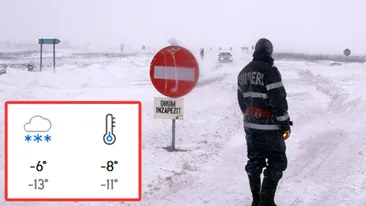 Avertisment de iarnă severă în aceste orașe din România, emis de meteorologii Accuweather. Va ninge continuu!