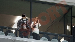 Bianca, ultras in tribunele stadionului lui "U" Cluj! L-a sustinut frenetic pe Cristea!