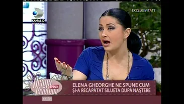 Elena Ghorghe, invidiata ca si-a recapatat foarte repede silueta dupa nastere! Am aratat asa imediat dupa nastere, a doua zi. A fost incredibila revenirea!