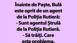 BANC | Înainte de Paște, Bulă e oprit de poliție: "Am jumătate de miel în portbagaj"