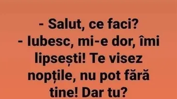 Bancul începutului de iulie | Iubesc, mi-e dor, îmi lipsești