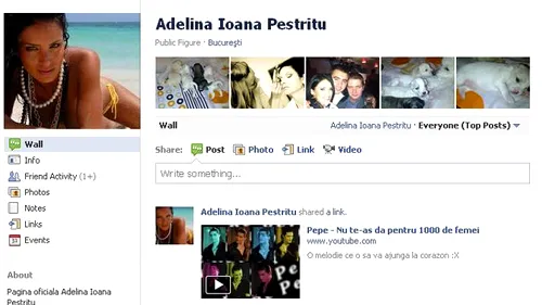 Adelina Pestritu ii duce dorul lui Varciu! Si-a postat pe Facebook melodia pe care a plans Liviu!