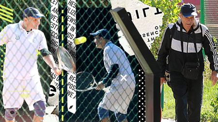 Celebrul CTP nu renunță la “microbul” tenisului nici în pandemie. Și-a exersat “schemele” până la epuizare