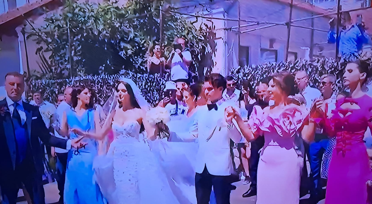 Primele imagini de la nunta lui Ianis hagi cu Elena Tănase/ sursă foto: RTV.