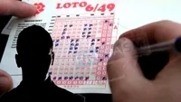 S-a câștigat marele premiu la Loto 6/49. Biletul a costat 30 de lei: cine este norocosul