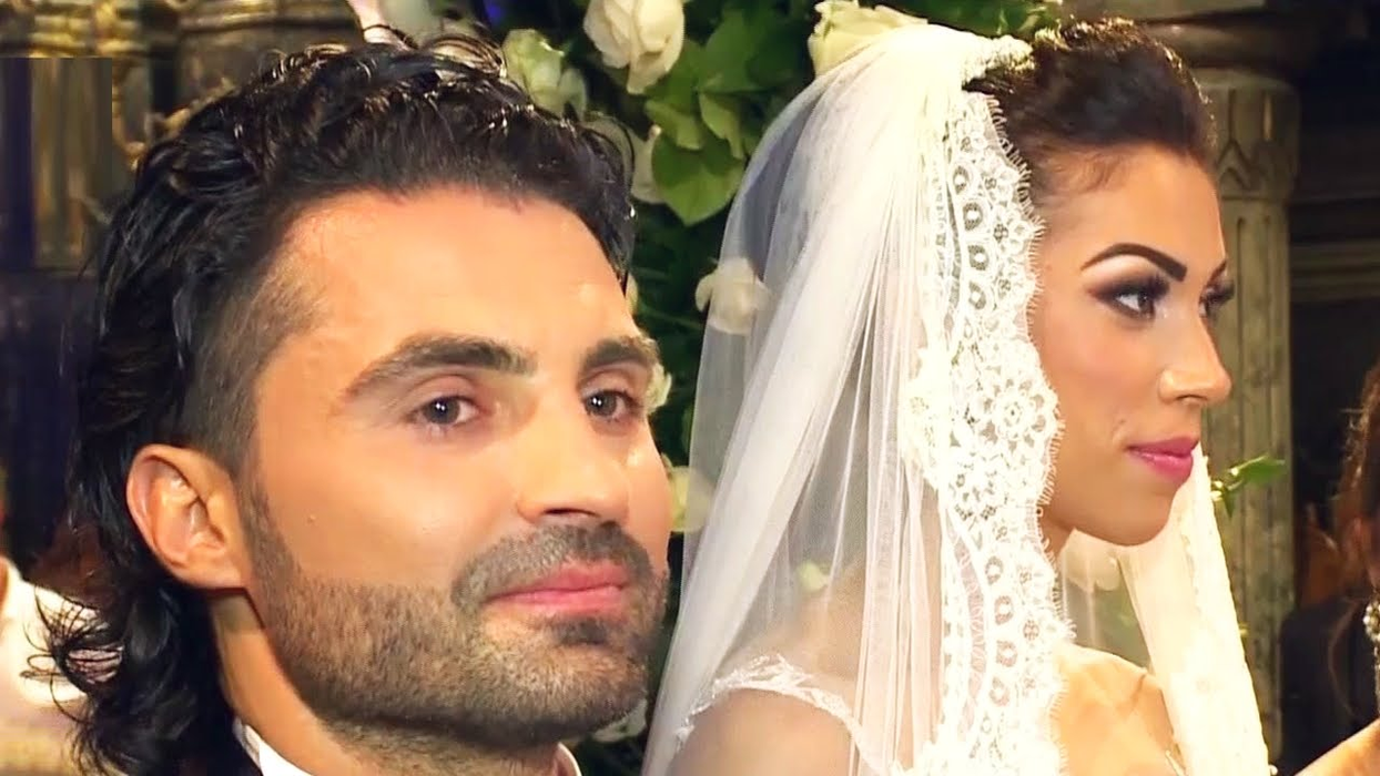 Pepe și Raluca Pastramă, la cununia lor religioasă / Sursă foto: Facebook