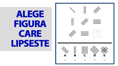 Cel mai simplu test IQ | Alege figura care lipsește din imagine!