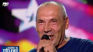 Unde ai fost pana acum? Un sofer a plecat in lacrimi de fericire de la Romanii au talent. Talentul lui i-a impresionat pe jurati