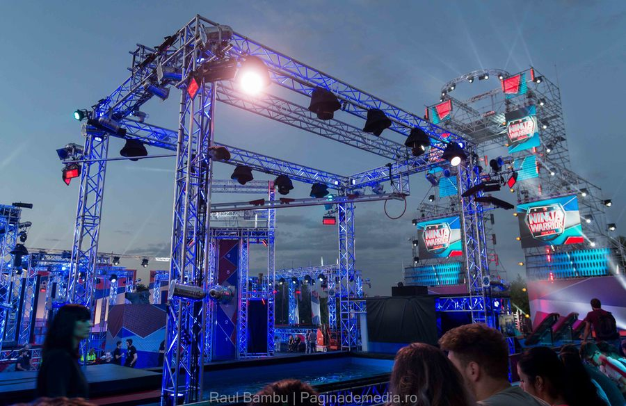 Cum arată platourile Ninja Warrior. Primele imagini din culisele show-ului Pro TV