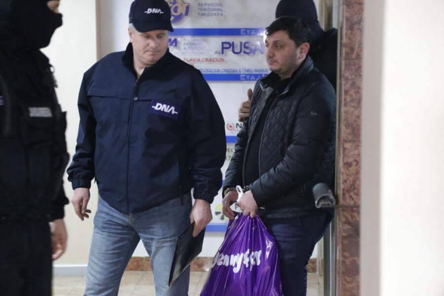 ”Viscol” a fost arestat de magistraţii Curţii de Apel Timişoara.