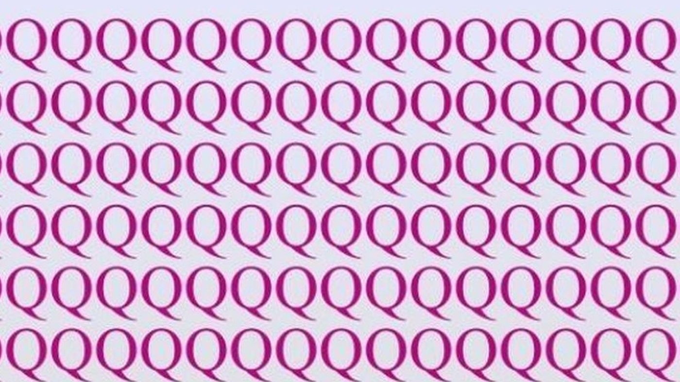 Test de inteligență | Numai geniile cu IQ peste 140 văd litera 'O' în doar 10 secunde!