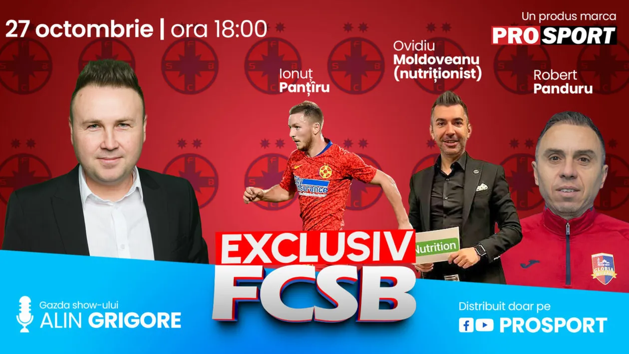 EXCLUSIV FCSB, azi de la 18:00. Cine e românul care a trimis cerere la UEFA pentru a schimba totul pe site! Dezbatem cu Ionuț Panțîru, fostul fundaș al campioanei