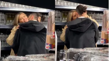 Smiley și Gina Pistol, sărutări pătimașe într-un supermarket