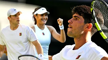 Triunghi amoros la Wimbledon? Inima Emmei Răducanu, disputată de doi bărbați celebri! Unul o urmărește din tribune, altul o provoacă pe teren