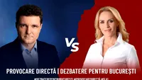 Nicușor Dan o provoacă pe Gabriela Firea la trei dezbateri, față în față, înainte de alegerile pentru Primăria Capitalei!