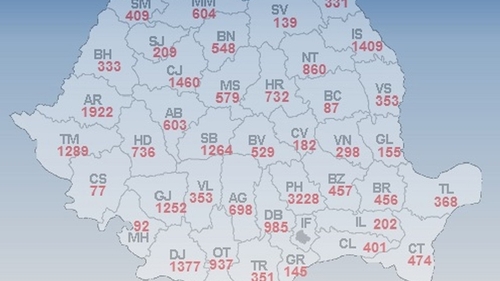 Aproape 35.000 de locuri de muncă disponibile în România, în 17 octombrie 2018. Situația pe județe - HARTĂ