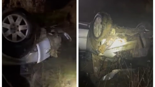 Accident grav în Dolj. Un tânăr de 26 de ani a murit, după ce mașina în care se afla, s-a răsturnat