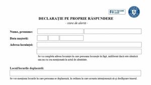 Mare atenție! Mai este sau nu necesară declarația pe proprie răspundere la ieșirea din localitate. Declarațiile președintelui Iohannis