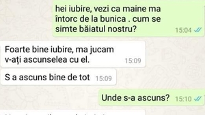 Bancul de weekend | "Iubire, vezi că mâine mă întorc de la bunica"