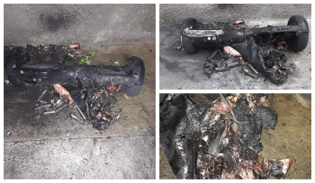 La un pas de tragedie! Hoverboard-ul unui puști din București a sărit în aer, după ce a luat foc. Micuțul a scăpat ca prin minune