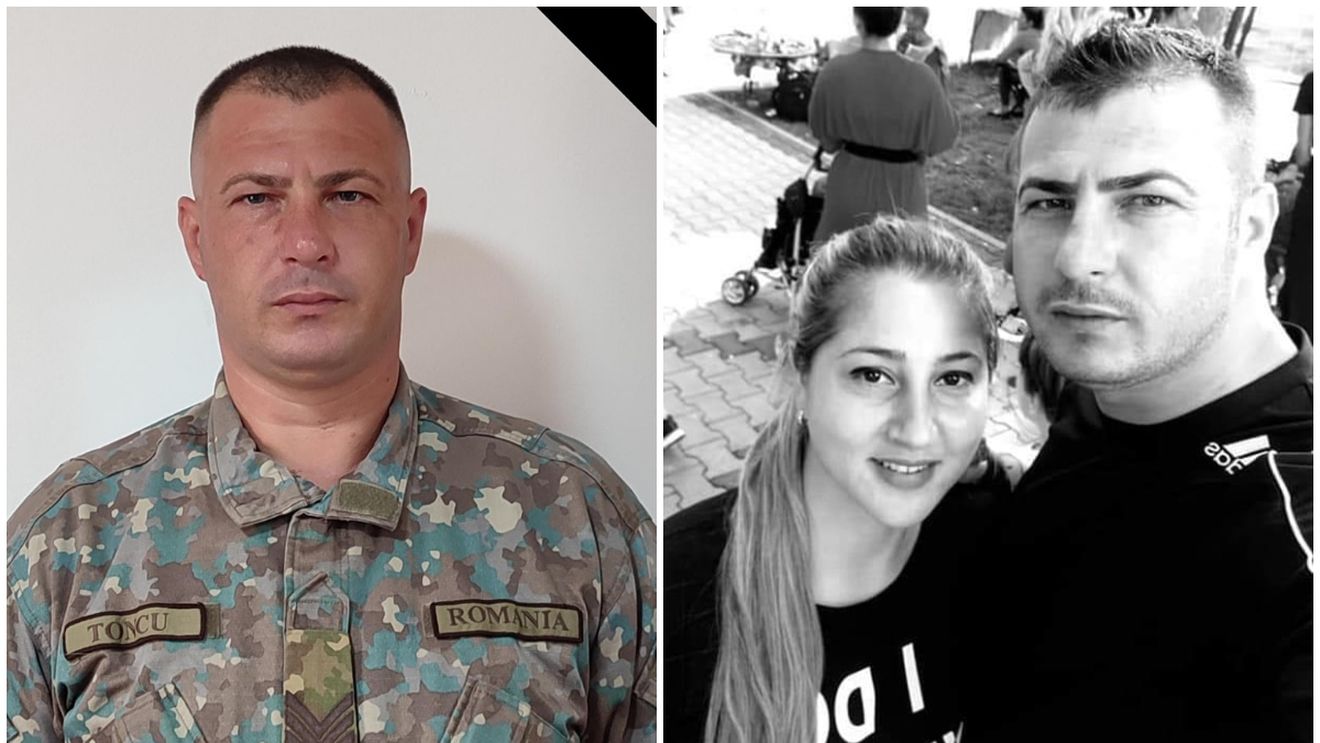 Destinul tragic al unui militar român. Ionuț s-a stins din viață la doi ani de la moartea soției lui, Cristina. Doi copii au rămas acum orfani