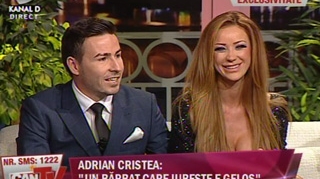 VIDEO Mai ceva ca la "Din Dragoste"! Bianca si Cristea, despre iubirea lor: "M-am impiedicat cand l-am vazut! Eu l-am sarutat prima in masina, el s-a opus"