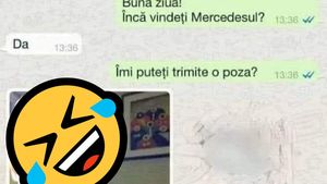 BANC | ”Bună ziua. Încă vindeți Mercedesul?”